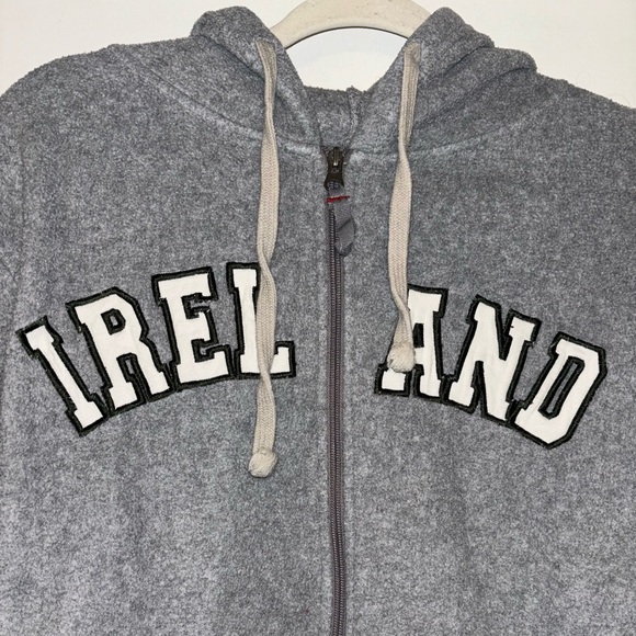 Lansdowne Gray Ireland Zip-Up Hoodie - Picture 2 of 8